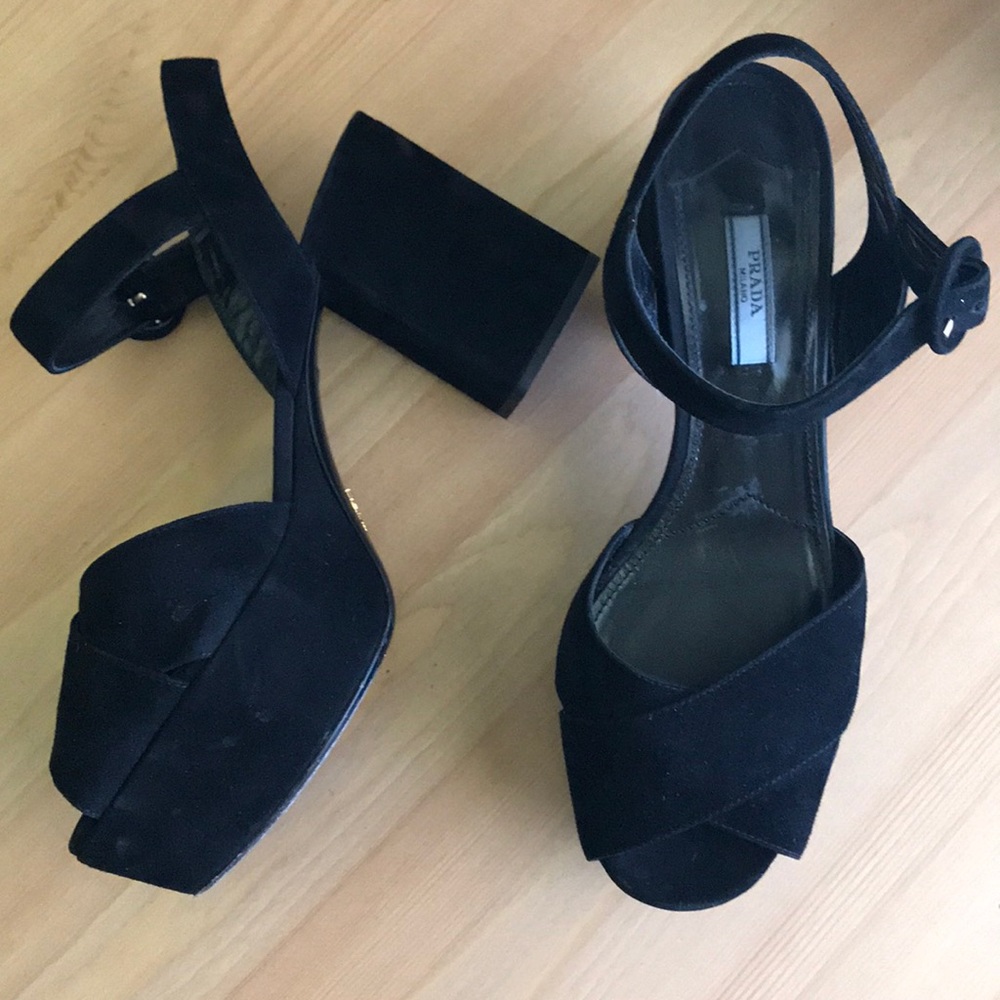 Prada platform sandals